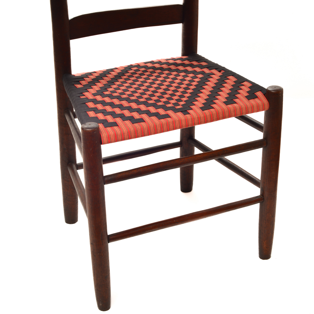 Set of 4 Spool Chairs with Shaker Tape - Image 6