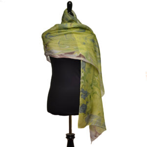 Marbled Silk Scarf - Mountain Strong