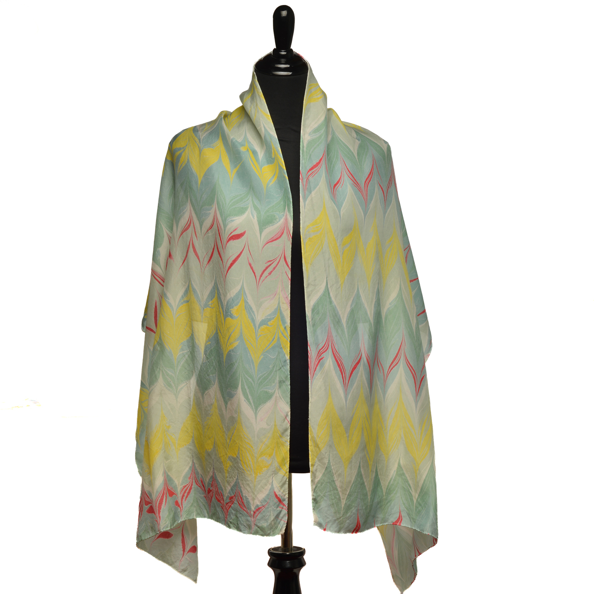 Marbled Silk Scarf - GelGet 25 - Image 2